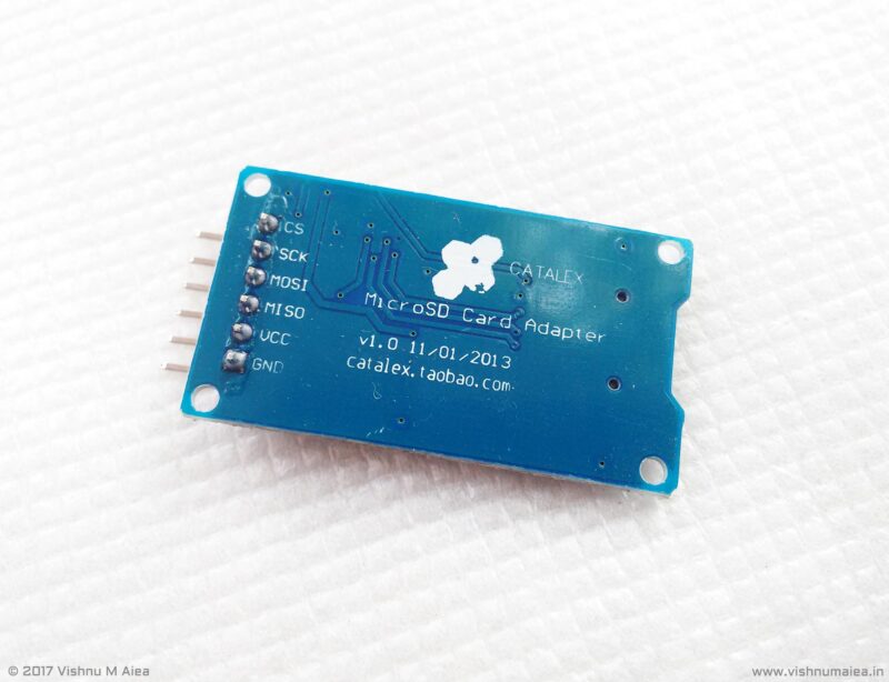 Interfacing Catalex Micro SD Card Module with Arduino - CIRCUITSTATE ...