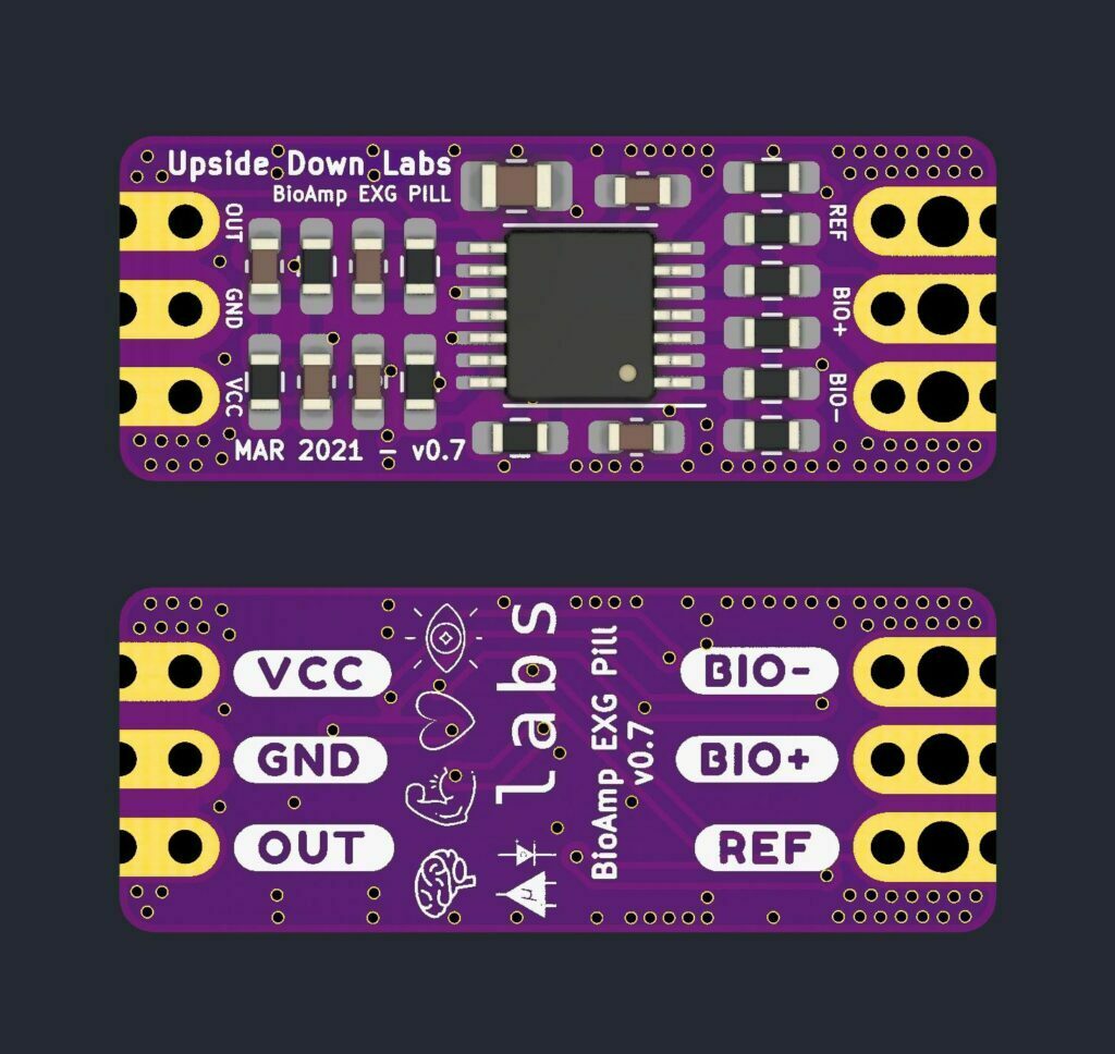 Upside-Down-Labs-BioAmp-EXG-Pill-V0.7-PCB-Top-Bottom-1