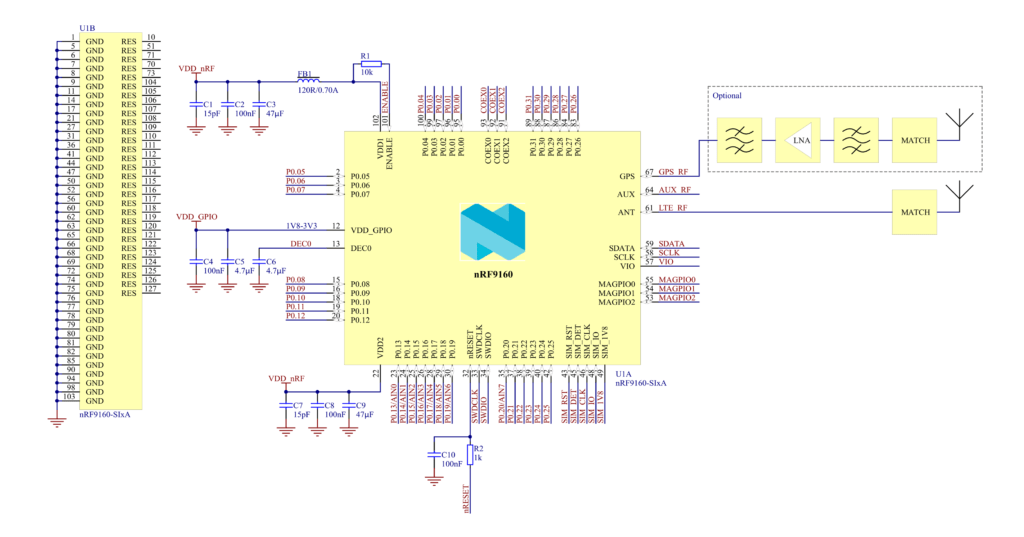 Nordic-Semiconductor-nRF9160-LTE-Modem-Reference-Schematic-1