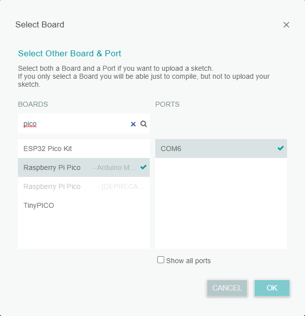 RP2040 - Electric UI