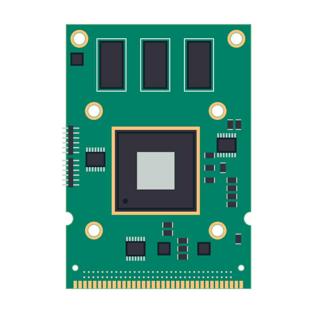 Embedded System PCB Vector 1