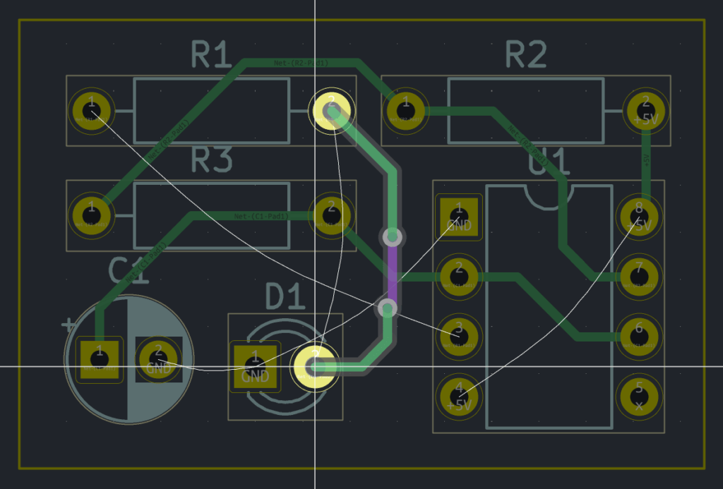 KiCad-Version-6-Manual-Routing-Add-Vias-CIRCUITSTATE-01