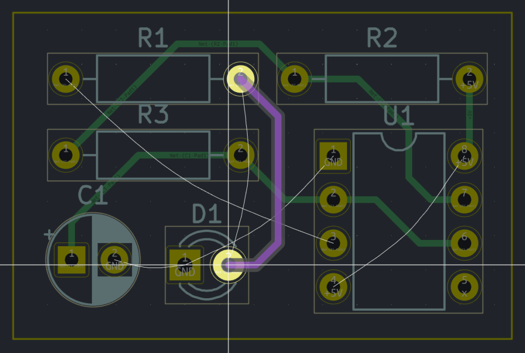 KiCad-Version-6-Manual-Routing-Different-Copper-Layer-CIRCUITSTATE-01