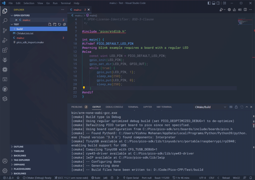 VS-Code-Raspberry-Pi-Pico-C-C++-Project-SDK-CIRCUITSTATE-Electronics-01