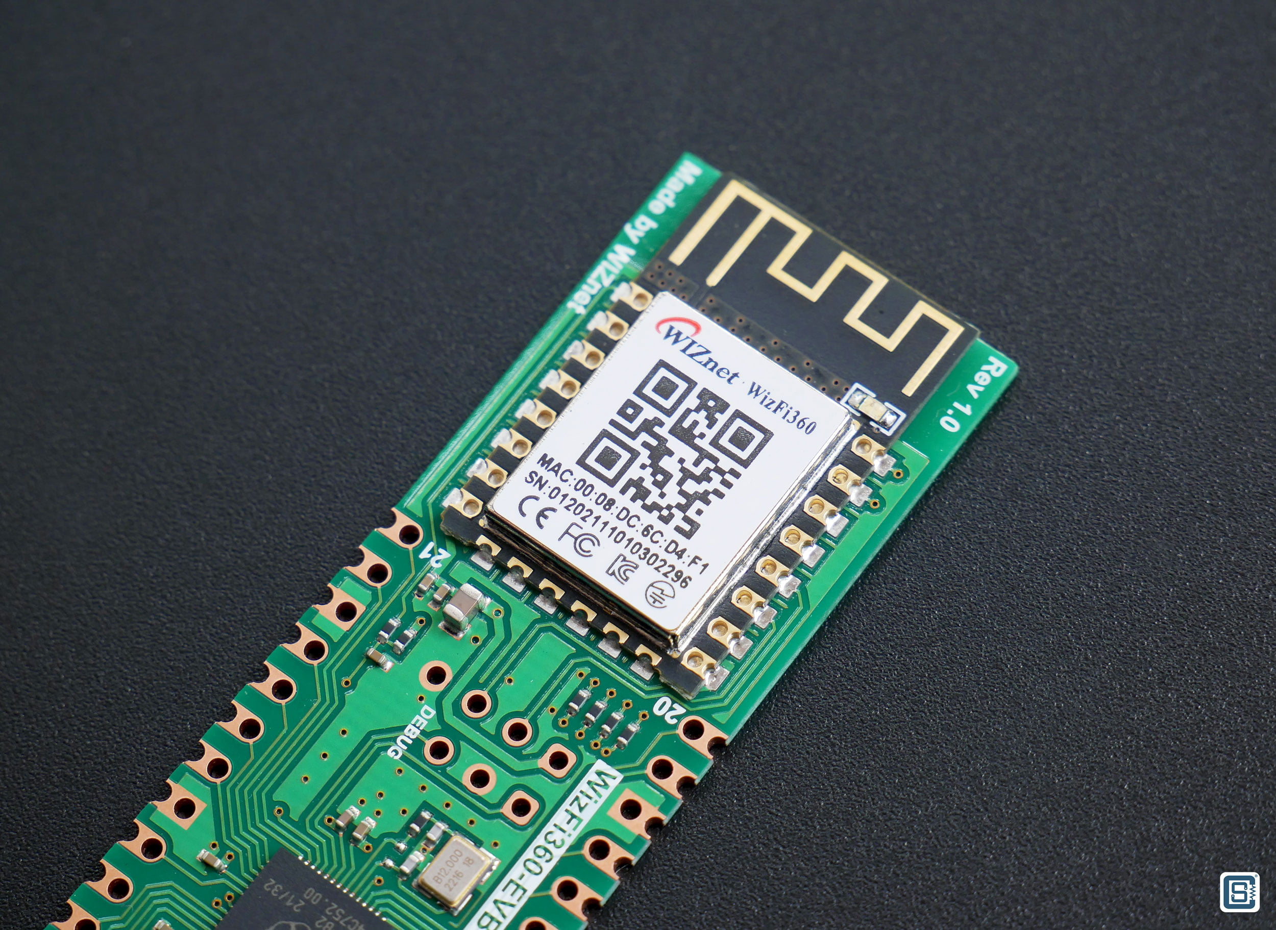 Check this out: IoT module Wiznet based on RP2040