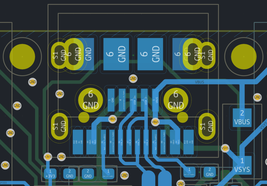 Mitayi-Pico-RP2040-r0.2-Stacked-USB-Connector-Footprints-KiCad-CIRCUITSTATE-Electronics-01