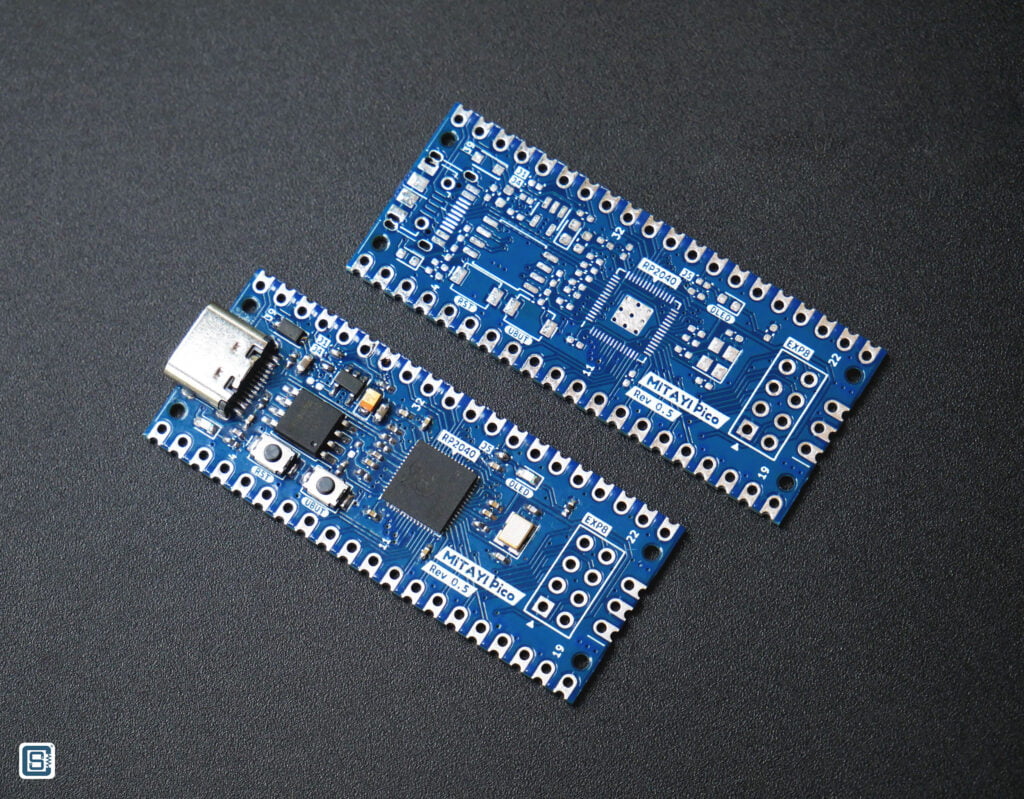 MITAYI Pico RP2040 r0.5 bare PCB and assembled PCB