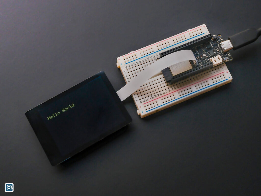 Waveshare 2.8 Inch Capacitive Touch LCD Module LCD Test Example by CIRCUITSTATE Electronics